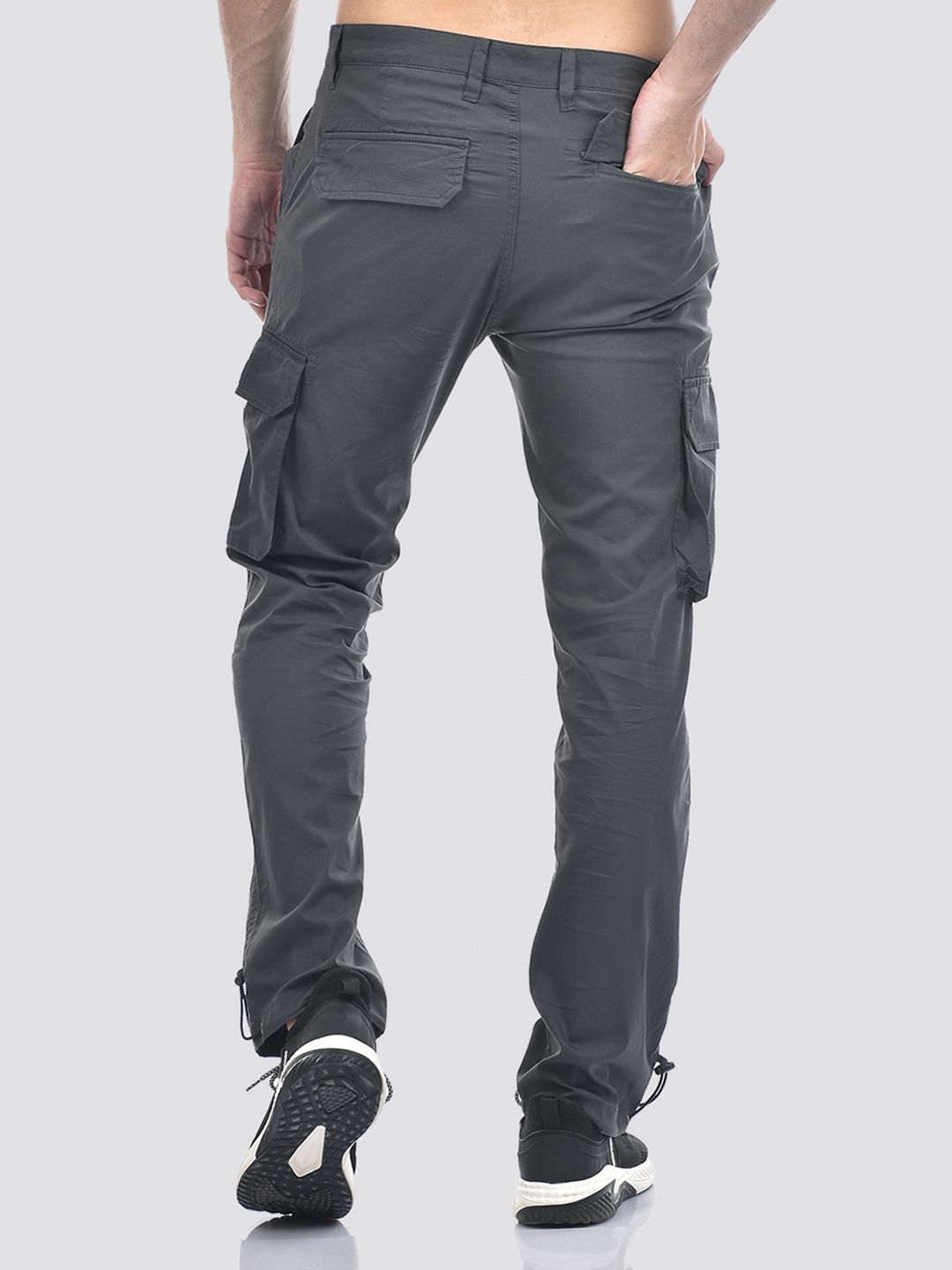 Numero Uno Men Grey Cargo Pants